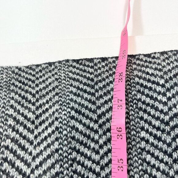 J Jill Cardigan Jacket Women Large Wool Blend Herringbone Overcoat Copley Topper - Picture 5 of 10